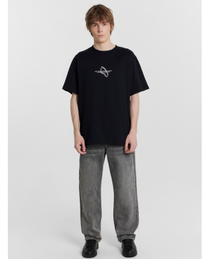 Футболка черный +печать9