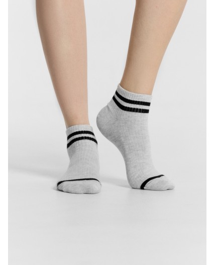 Носки св.серый меланж