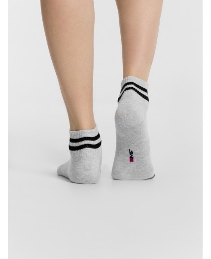 Носки св.серый меланж