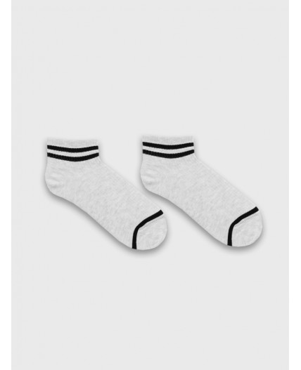 Носки св.серый меланж