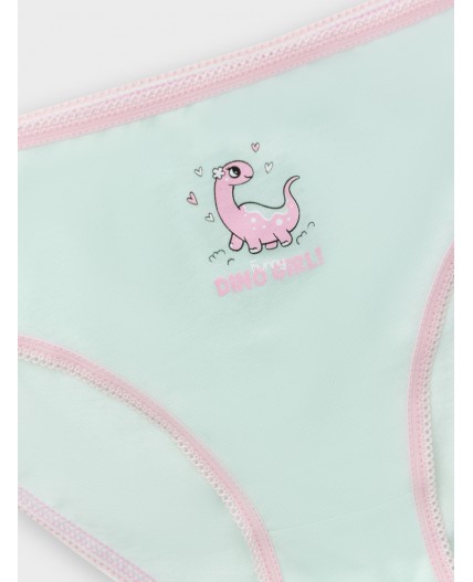 Трусы св.мята +печать