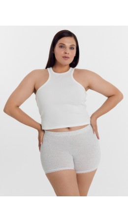 Панталоны серый меланж 4306-А