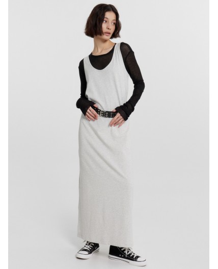 Платье серый меланж 4306-А-1