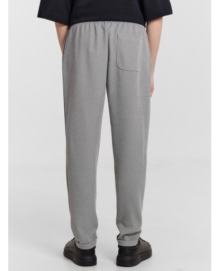 Брюки двухцветный серый