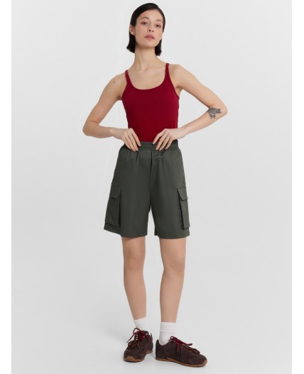 Шорты темный хаки