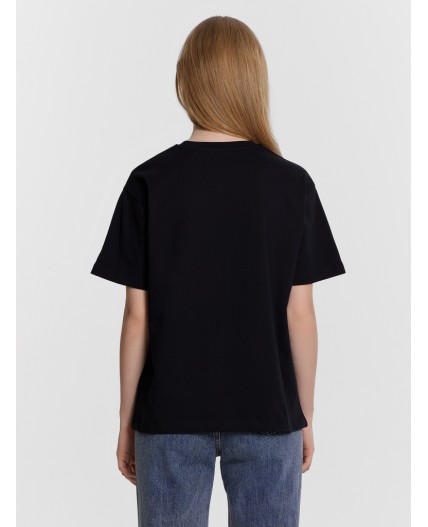 Футболка черный +печать13