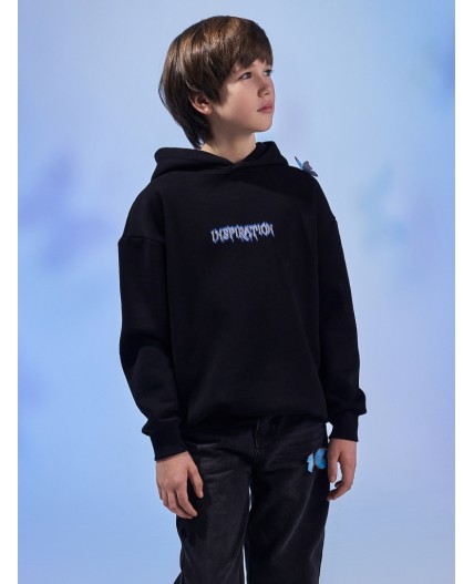 Анорак черный +печать