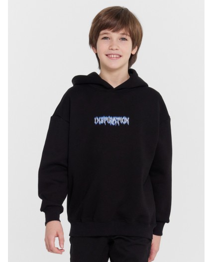 Анорак черный +печать