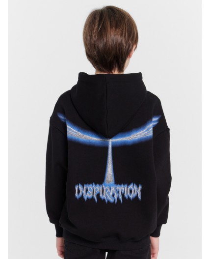 Анорак черный +печать