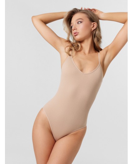 Боди бежевый 1