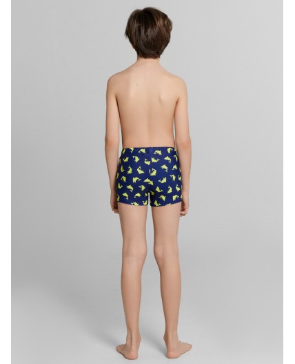 Трусы купальные акулы на т.синем