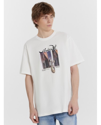 Футболка белый +печать3