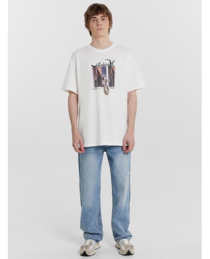 Футболка белый +печать3