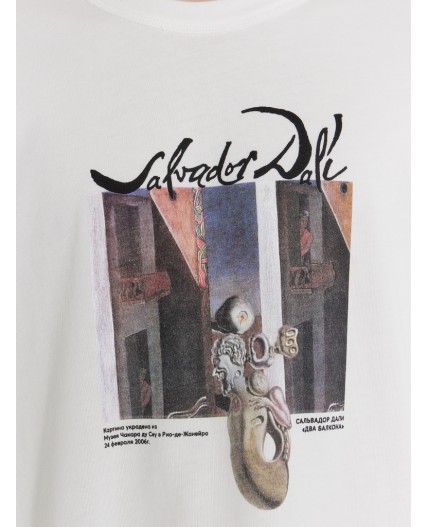 Футболка белый +печать3