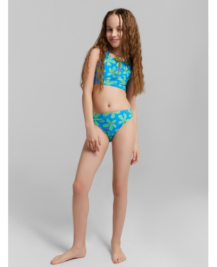 Купальник цветы на синем