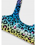 Купальник разноцветный леопард