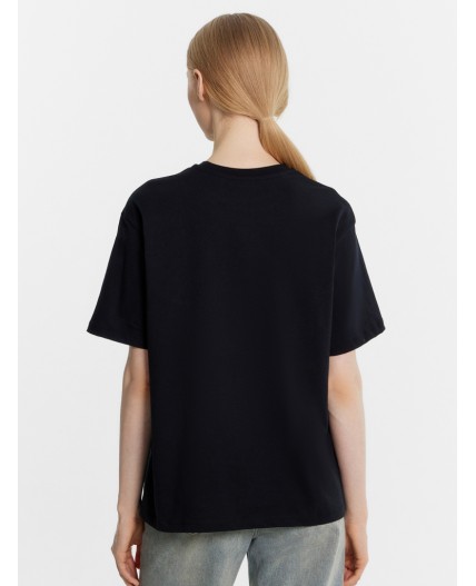 Футболка черный +печать12