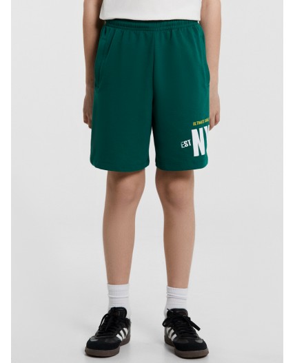 Шорты зеленый +печать1