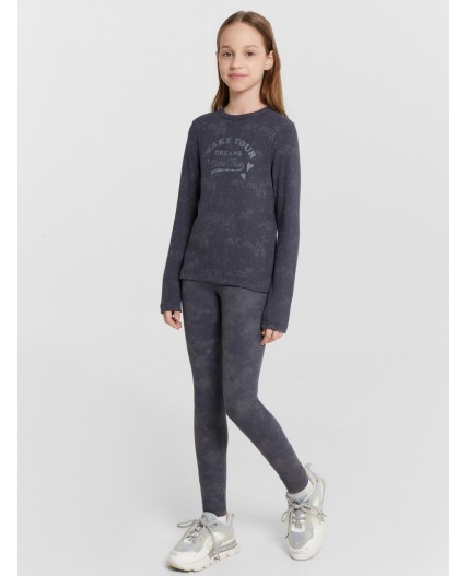 Джемпер набивка графитовый acid wash