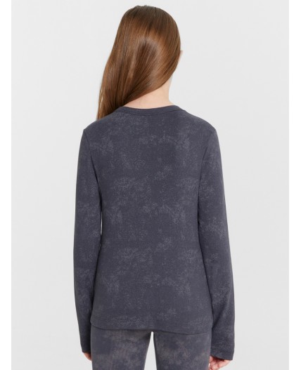 Джемпер набивка графитовый acid wash