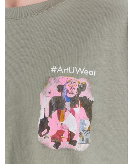 Футболка тень +печать