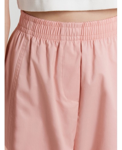 Брюки серебристо - розовый