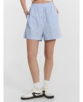 Шорты широкая голубая полоска