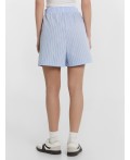 Шорты широкая голубая полоска