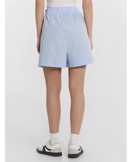 Шорты широкая голубая полоска