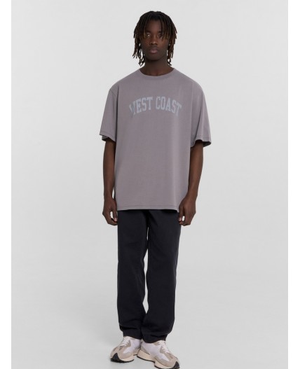 Футболка серый +печать1