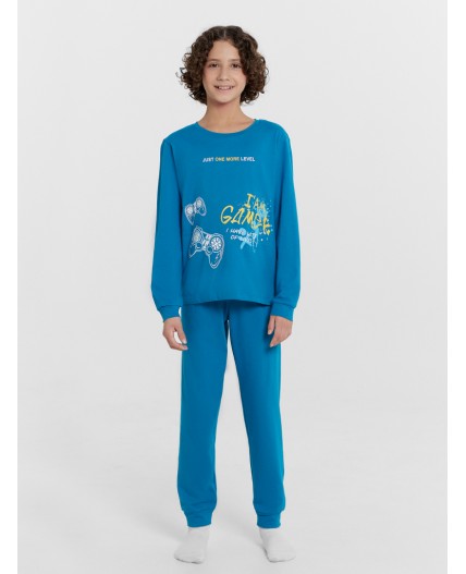 Комплект т.бирюзовый +печать