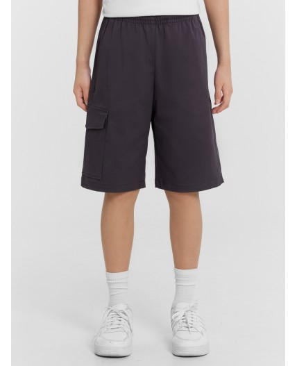 Шорты металлический серый