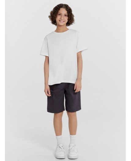 Шорты металлический серый