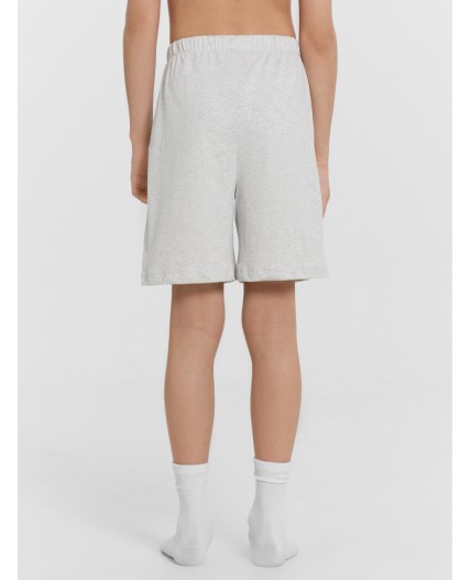 Комплект серый меланж +печать