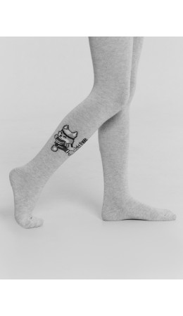 Колготки св.серый меланж