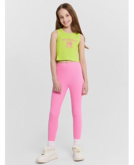 Топ зеленый лайм +печать