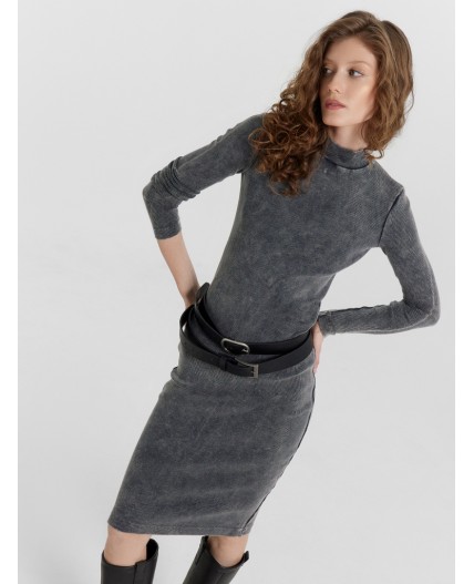 Платье черный янтарь