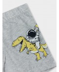 Трусы св.серый меланж +печать