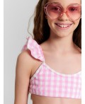 Купальник розовая клетка