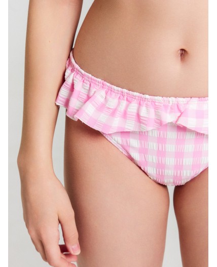 Купальник розовая клетка