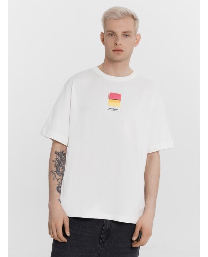 Футболка белый +печать