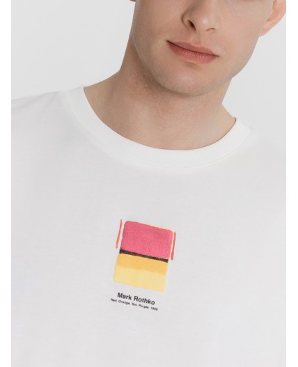 Футболка белый +печать