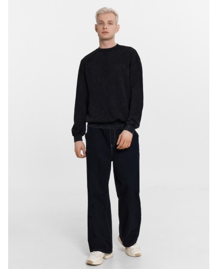 Свитшот серая варка +печать