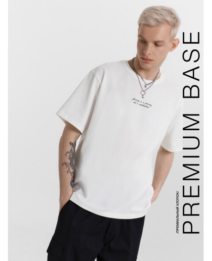 Футболка белый +печать5