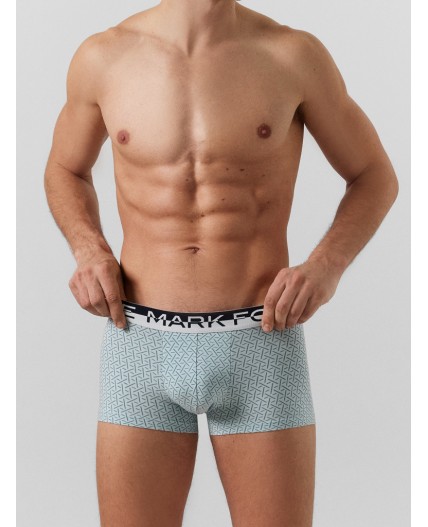 Трусы узор на голубой дымке +бриз