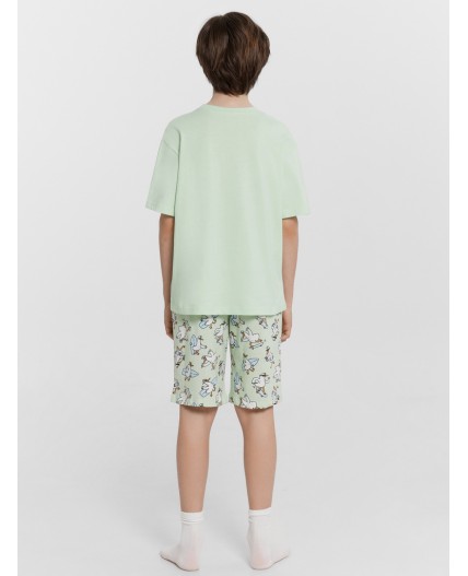 Пижама свежая мята +чайки на мяте