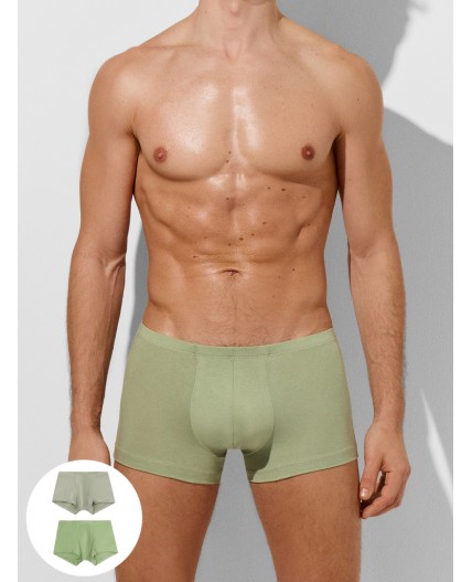 Трусы зеленый чай +серо -зеленый