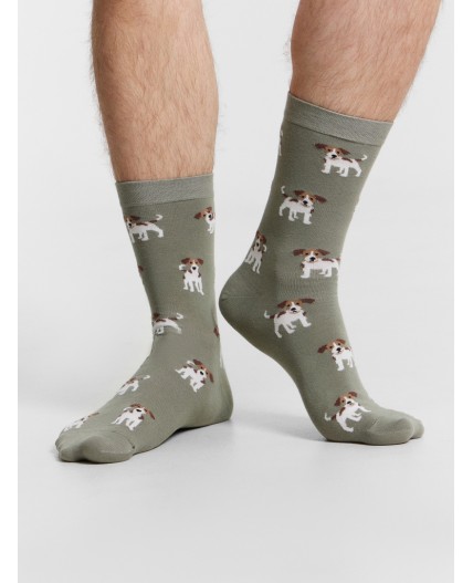 Носки оливка