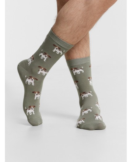 Носки оливка