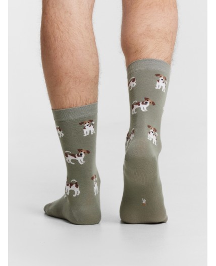 Носки оливка